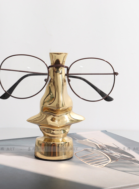 黄铜摆件书桌卧室床头柜软装饰品