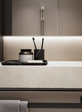 托盘现代卫生间无火香薰组合摆件