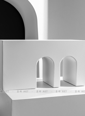 书架家居客厅样板间创意摆件