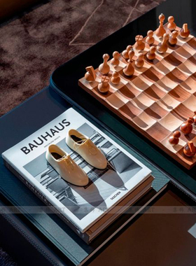 实木书房客厅镇纸鞋子国际象棋