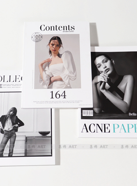 ins现代简约样板房可翻页外文杂志道具书英文书仿真书售楼处陈设