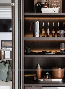 皮革现代皮革醒酒器酒具冰桶