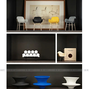 现代简约微型椅迷你家具样板房酒店展示架设计师艺术收藏椅模型