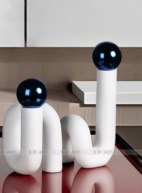 树脂软装饰样板间轻奢风家居摆设