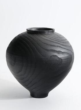 集饰黑色肚瓶树艺品摆家