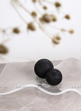 现代简约抽象异形透明亚克力果盆时尚家居样板房餐桌饰品托盘摆件