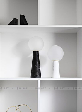 欧式风黑色大理石售楼处软装饰品