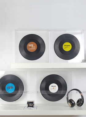 复古唱片现代轻奢唱片饰品摆件