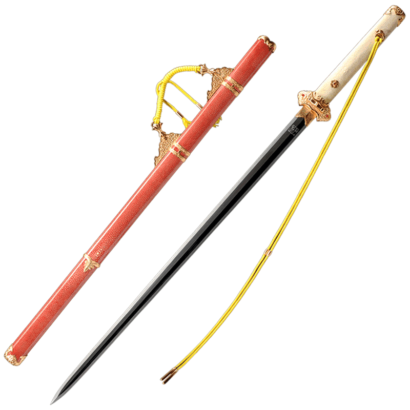 干将莫邪龙泉市周强手工锻打宝剑唐剑唐横刀冷兵器百炼钢剑未开刃