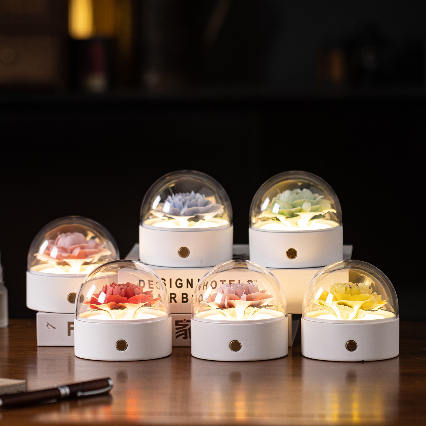 手工牡丹花卧室送女友香氛礼物