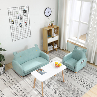 儿童沙发椅双人三人可爱卡通男孩女孩宝宝小孩子幼儿园早教小沙发