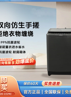 防缠12KG大容量全自动波轮洗衣机