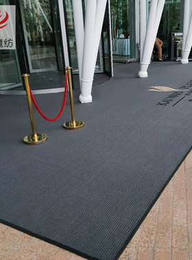 酒店大门口地垫门外踩脚垫店铺商用地毯防滑垫入户门迎宾门垫进门