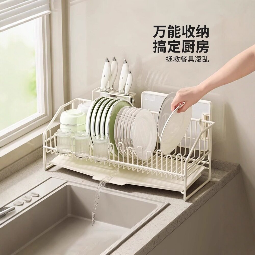 碗碟沥水架厨房水槽台面