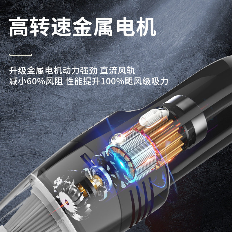 汽车手持便携式吸尘器 干湿两用车载吸尘器 家用车用迷你吸尘器