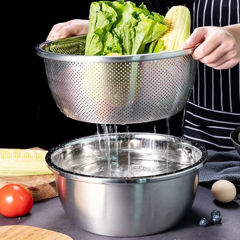 食品级304不锈钢盆洗菜盆