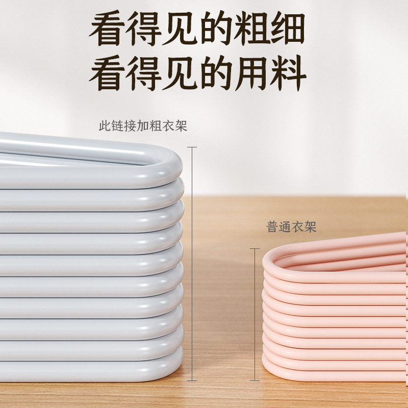 加粗衣架家用挂衣痕防肩