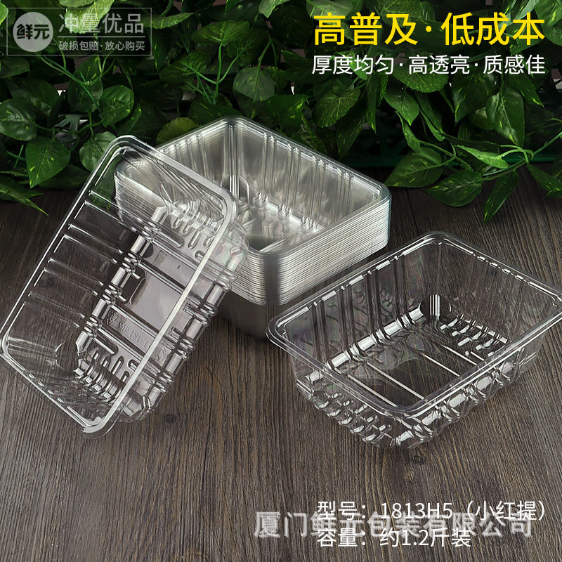 一次性PET水果盒无盖包装