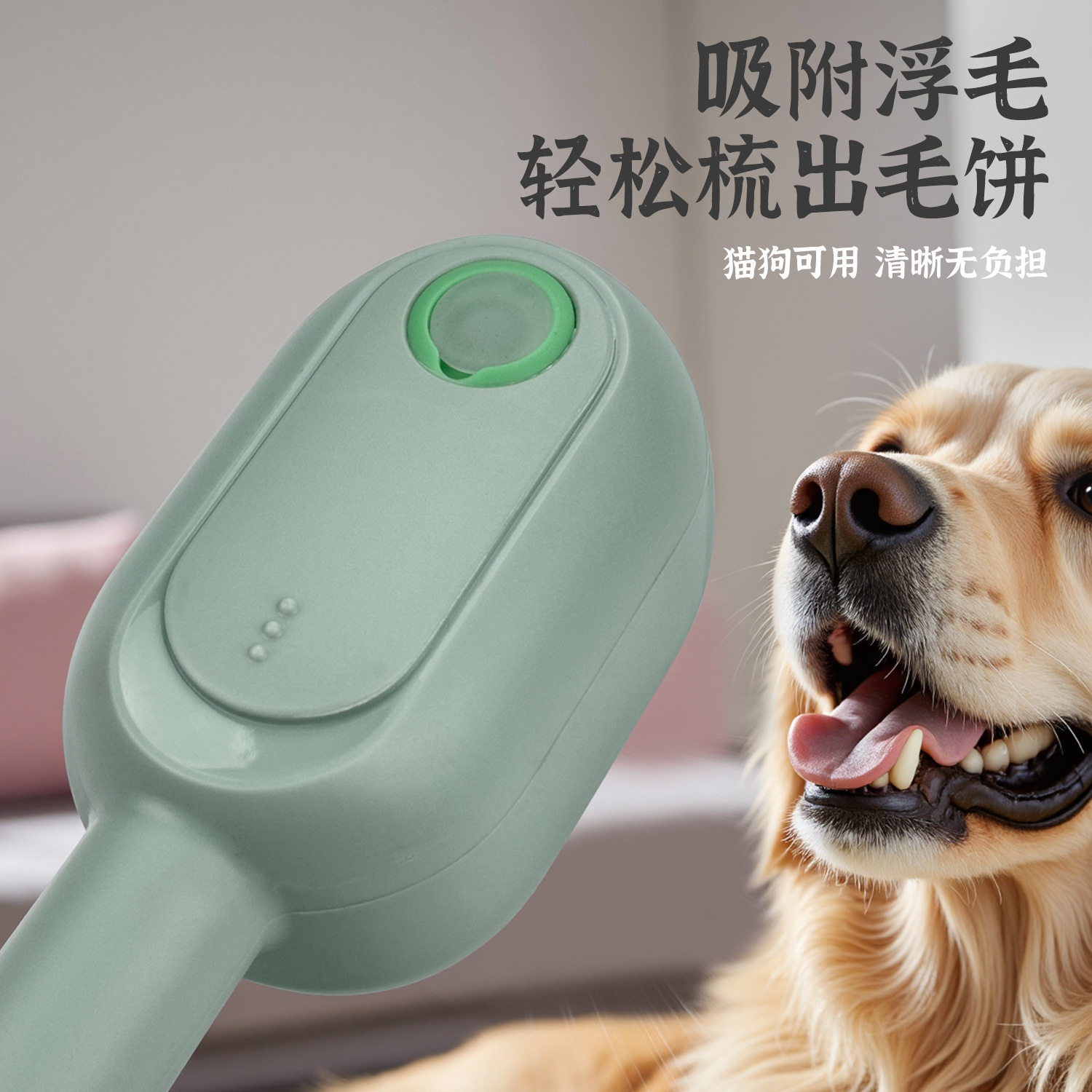 新款宠物梳子防飞毛猫咪