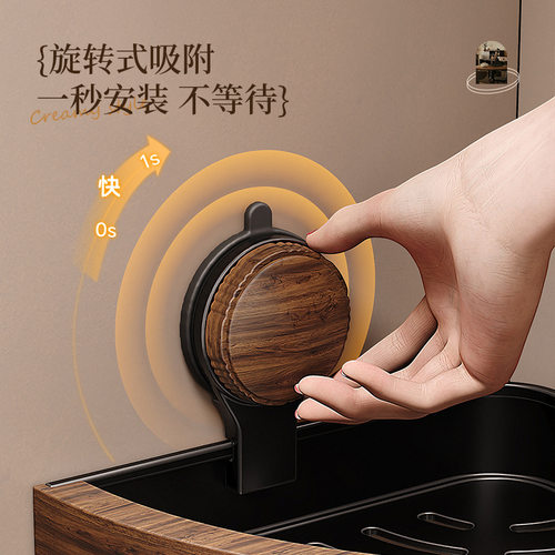 吸盘免打孔卫生间浴室三