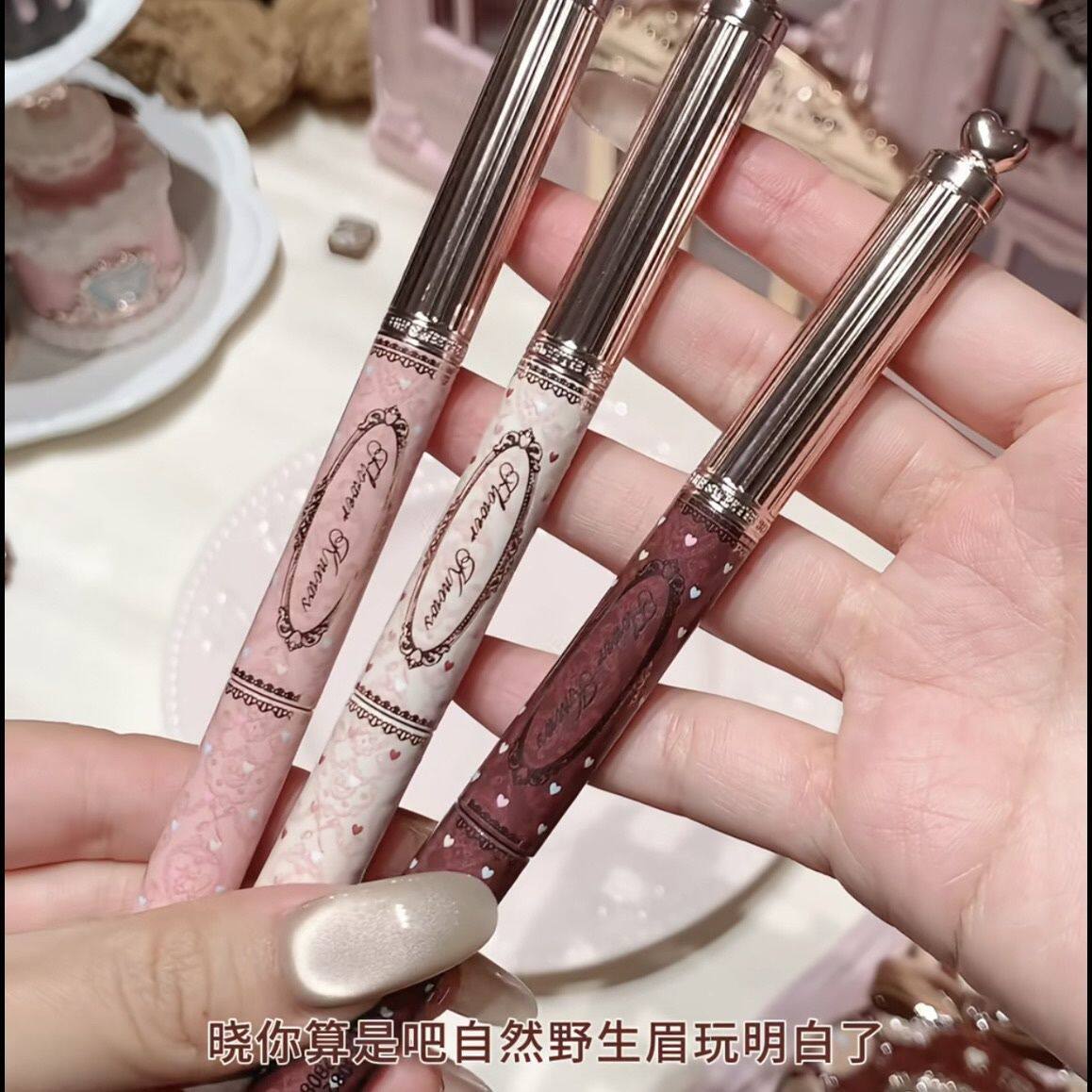 新品flower knows花知晓小熊系列双头染眉膏眉笔二合一