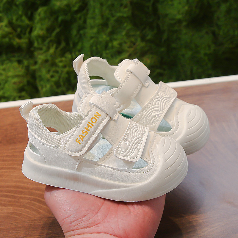 夏季儿童男宝宝女凉鞋0-1一4岁婴儿夏天童鞋男童包头女童软底鞋子