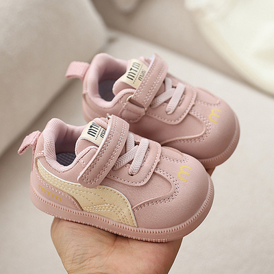 春秋款女宝宝学步鞋0一1-4岁婴儿鞋子幼儿12个月软底女童秋季童鞋