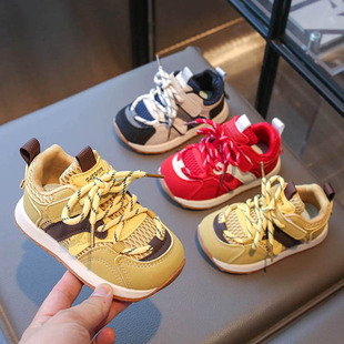 春秋男宝宝女1一6岁男童软底鞋子女童网面透气运动鞋儿童秋季童鞋
