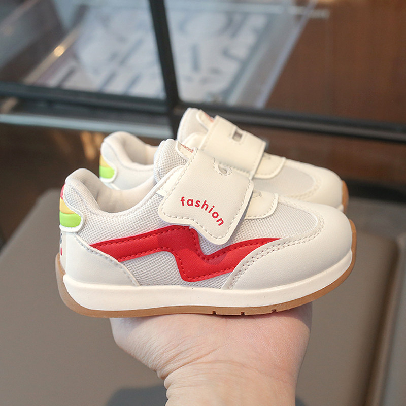 新款春季男宝宝女儿童1一3-6岁双网面透气运动鞋男童女童春秋鞋子