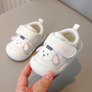 春季女宝宝婴儿0一1-4岁半春秋学步鞋女童婴幼儿8-12个月软底鞋子