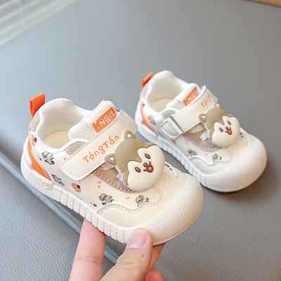春秋男宝宝女学步鞋0一1-4岁婴儿鞋子12个月软底男童秋季儿童童鞋