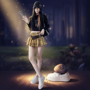 小白鞋女款2026新款时尚圆头厚底系带学院风轻便休闲板鞋增高显瘦