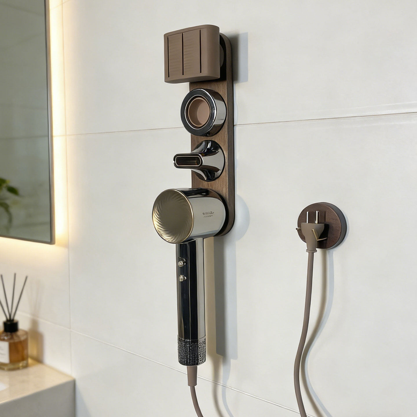 适用追觅吹风机支架磁吸吹风机置物架壁挂式免打孔收纳架墙上挂钩,家庭/个人清洁工具,吹风机置物架,淘宝优惠券,粉丝福利购,淘宝优惠卷