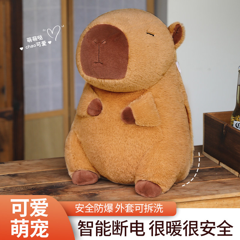 卡皮巴拉热水袋充电款防爆