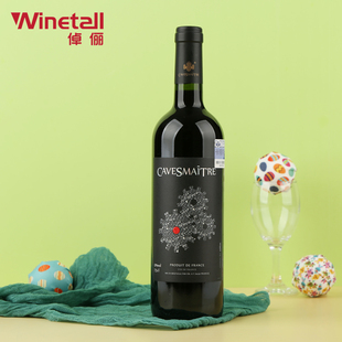 单支瓶装 法国波尔多原瓶进口红酒卡斯特质能方程式 干红葡萄酒VDF