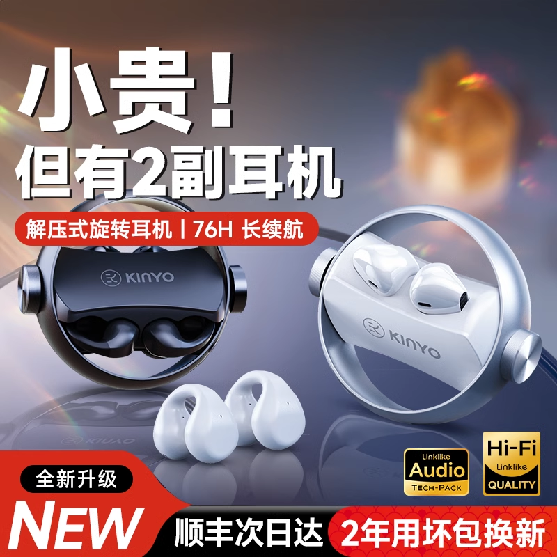 【李佳琦推荐】2024新款双耳机