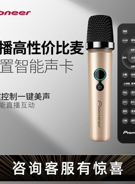 Pioneer/先锋APS-LM30带声卡麦克风话筒一体声卡设备全套全民专用