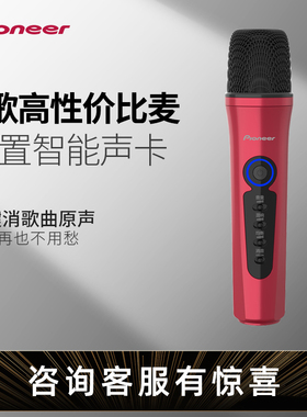 Pioneer/先锋 APS-LM10-01家用ktv专用k歌主播唱歌人声手持麦克风