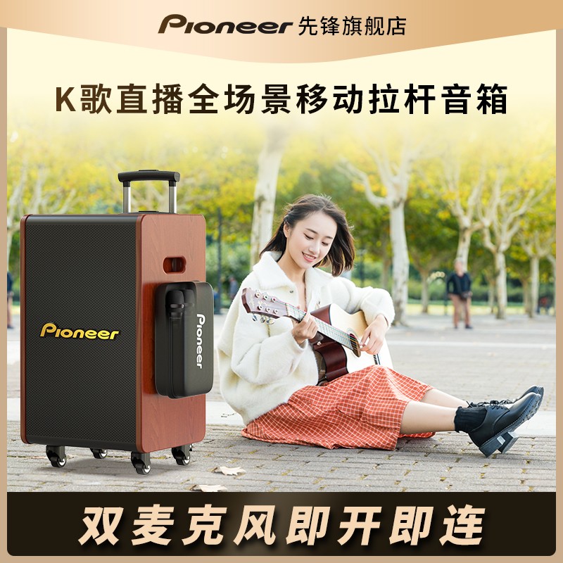 Pioneer/先锋APS-LA50无线蓝牙户外广场舞K歌直播音响低音炮12寸
