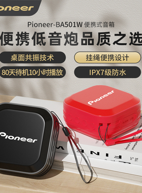 Pioneer/先锋 APS-BA501W蓝牙音响便携式高音低音炮大音量长续航