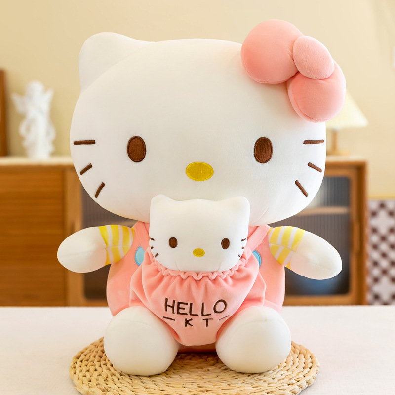 抱枕母子KT公仔凯蒂猫毛绒玩具
