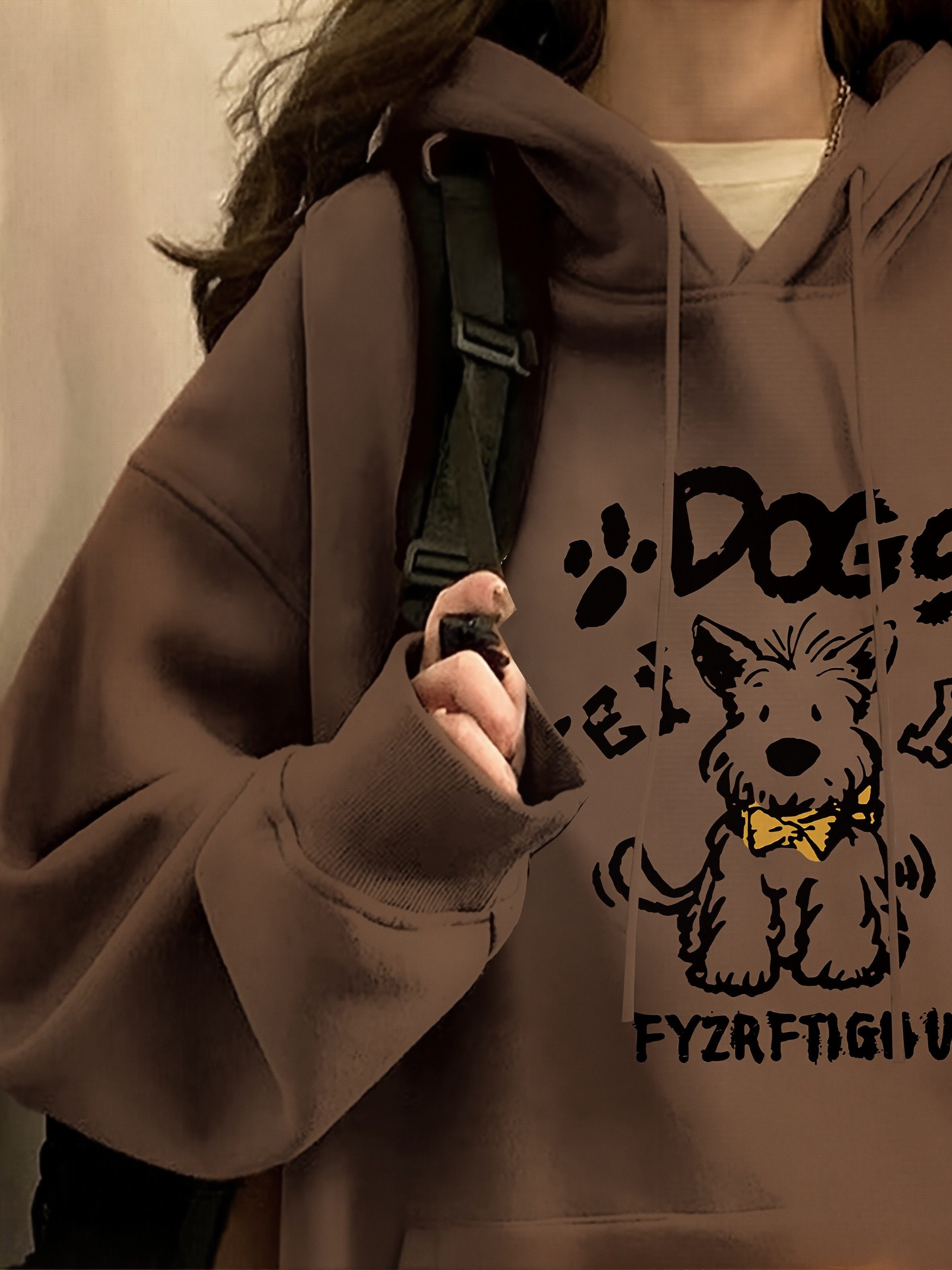 大码胖mm显瘦连帽卫衣女2025年新款爆款春秋薄款美式覆古宽松上衣