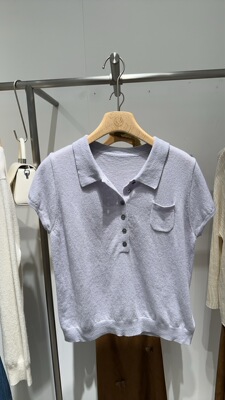 Rose Alyssa若诗莉莎2026夏新女均码Polo衫针织衫R6201-2410-499