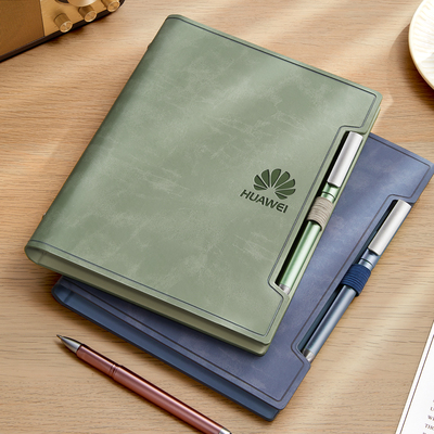 商务a5带笔活页本笔记本