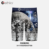 月球轰炸机 美式 潮鲨鱼嘴印花保暖男士 Ethika 内裤 运动速干透气