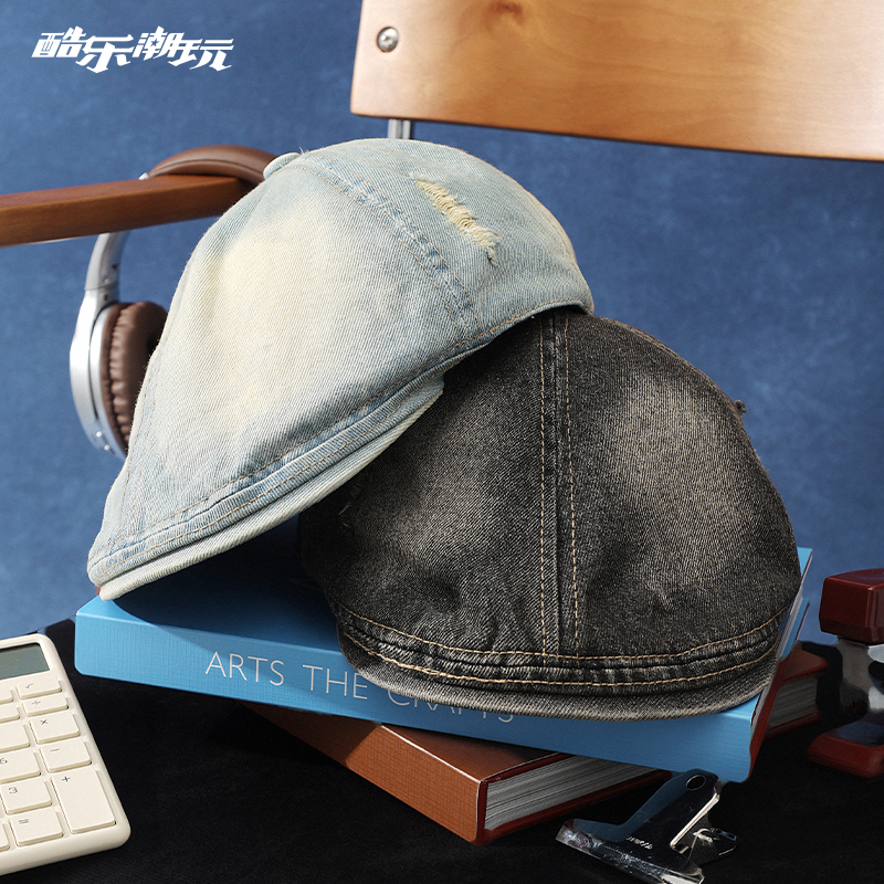 酷乐潮玩课件运动做旧牛仔前进帽潮酷女搭配帽女生礼物秋