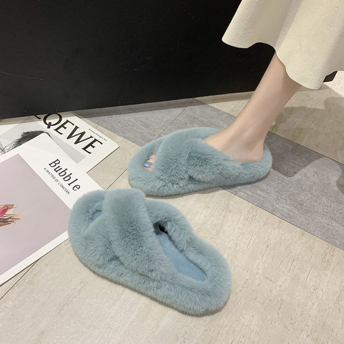 女外毛毛拖鞋网红ins秋冬季