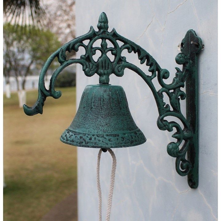 cast iron Retro doorbell Iron art Small bell European style Front Large classical style villa courtyard Hand shake decoratein the Home accessories , Mural  category - from Buy2taobao.com to provide professional Taobao agent buy service
