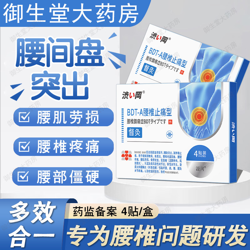 涩冈腰椎止痛型督灸腰间盘突出劳损关节炎骨质增生远红外镇痛贴n1