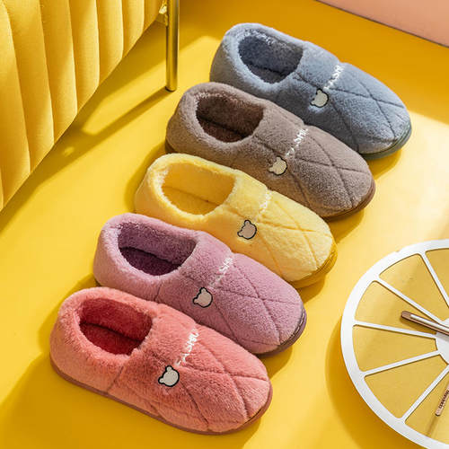 包跟保暖舒适轻便居家软底